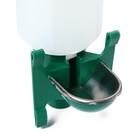 Поилка чашечная для домашней птицы, навесная, 2 л, металл, пластик, МИКС - Фото 5
