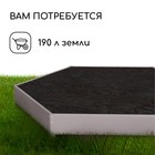 Клумба оцинкованная, d=140 см, высота бортика 15 см, Greengo - Фото 5