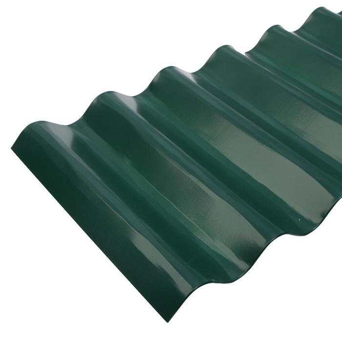 Ограждение для клумбы, 110 × 24 см, зелёное, «Волна», Greengo - фото 1926177867