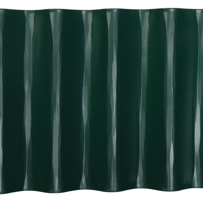 Ограждение для клумбы, 110 × 24 см, зелёное, «Волна», Greengo - фото 1926177868