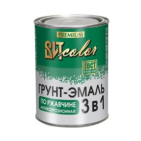 Грунт-эмаль ВИТcolor 3 в 1 по ржавчине белая ночь 1,8кг 6581112