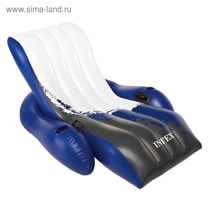 Кресло-шезлонг с ручками «Волна», 180 х 135 см, 58868EU INTEX - Фото 1