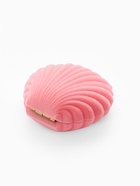 Футляр под серьги, кулон «Ракушка», 6×5.5 см, бархатный, розовый - Фото 3