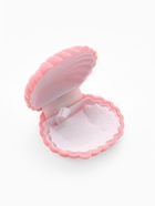 Футляр под серьги, кулон «Ракушка», 6×5.5 см, бархатный, розовый - Фото 6