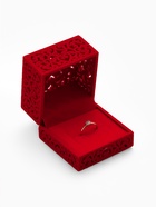 Футляр под кольцо, серьги «Кружево», бархатный, 6×6 см, красный - фото 54686983