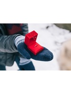 Футляр под кольцо, серьги «Кружево», бархатный, 6×6 см, красный - фото 54686987