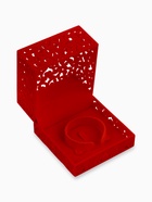 Футляр бархатный под браслет «Куб резной», 10×10 см, красный - Фото 3