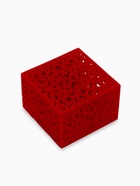 Футляр бархатный под браслет «Куб резной», 10×10 см, красный 767663