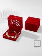 Футляр бархатный под браслет «Куб резной», 10×10 см, красный 767663