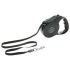 Рулетка "Пижон" 5 м, вес животного до 15 кг, черная - Фото 2