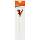 Дразнилка «Фазан» с бубенчиком, 50 см, микс цветов - Фото 5