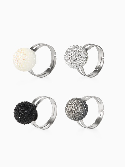 Кольцо молодёжное «Шарик», безразмерное, цвет МИКС