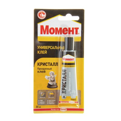 Клей «Момент: Кристалл», 30 мл, блистер