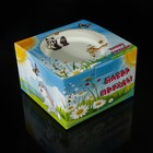Набор детской посуды "Зоопарк", 3 предмета: тарелка 17,5 см, миска 250 мл (d=17,5 см), кружка 260 мл - Фото 7