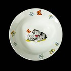 Набор детской посуды "Озорные щенки", 3 предмета: тарелка 17,5 см, миска 250 мл (17,5 см), кружка 260 мл, рисунок МИКС - Фото 3