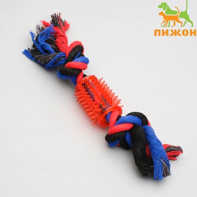 Игрушка тренировочная канатная «Зубочистка», 65 г, микс цветов