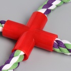 Игрушка канатная «Восьмёрка», тренировочная, до 27 см, 110-130 г, цвет МИКС - фото 68862314