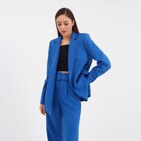 Пиджак женский двубортный MIST, размер 46, синий  (артикул 5524912)  большой выбор товаров оптом и в розницу по низким ценам с доставкой