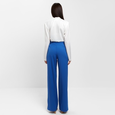 Брюки женские прямые MIST: Pants, размер 42, синие
