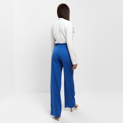 Брюки женские прямые MIST: Pants, размер 44, синие