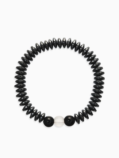 Браслеты «Гематит», набор 3 шт. d=7 см, чёрные