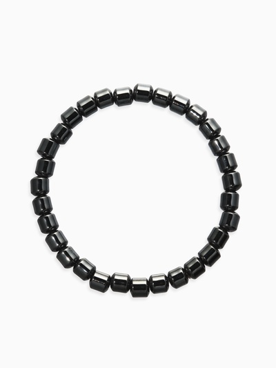 Браслеты «Гематит», набор 3 шт. d=7 см, чёрные