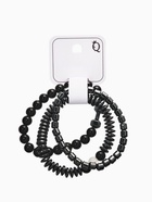 Браслеты «Гематит», набор 3 шт. d=7 см, чёрные - Фото 7