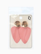 Серьги металл «Геометрия», линии, розовые в золоте  (артикул 5352611)  большой выбор товаров оптом и в розницу по низким ценам с доставкой