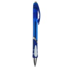 Ручка шариковая со стираемыми чернилами 0,5 мм, стержень синий, корпус серо-черный - фото 11847929
