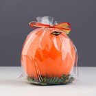 Свеча декоративная «Новогодний апельсин», 8.5×8.5×8.5 см - Фото 3