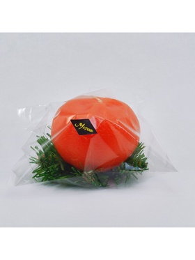 Свеча декоративная «Новогодний мандарин», 6×6×6 см