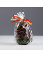 Свеча декоративная «Шишка на ёлке», 6×6×8.5 см - Фото 4