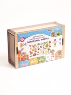 Настольная игра WoodLand Toys «Панорама. Ферма», 32 детали - Фото 9
