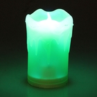 Ночник-свеча "Плавящаяся" LED, салатовая, батарейки в комплекте - Фото 2