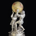 Статуэтка "Атланты и Земной шар", бежевый, 57 × 24 × 27 см - Фото 2