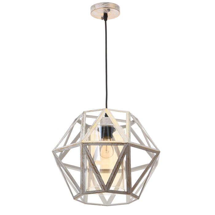 Светильник BayerLux 88316/1 E27 40 Вт белый с золотой патиной 34×34×26-126 см