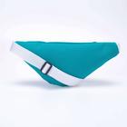 Сумка поясная детская для девочки на молнии, цвет бирюзовый - Фото 3