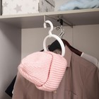 Вешалка - крючок для одежды и головных уборов многофункциональный, 24×14×2,8 см, цвет белый - Фото 8
