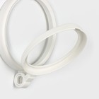 Вешалка - крючок для одежды и головных уборов многофункциональный, 24×14×2,8 см, цвет белый - Фото 5