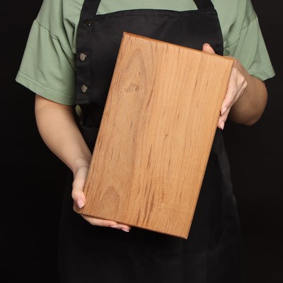 Доска разделочная Magistro, 30×18×3 см, дерево цельный массив бука