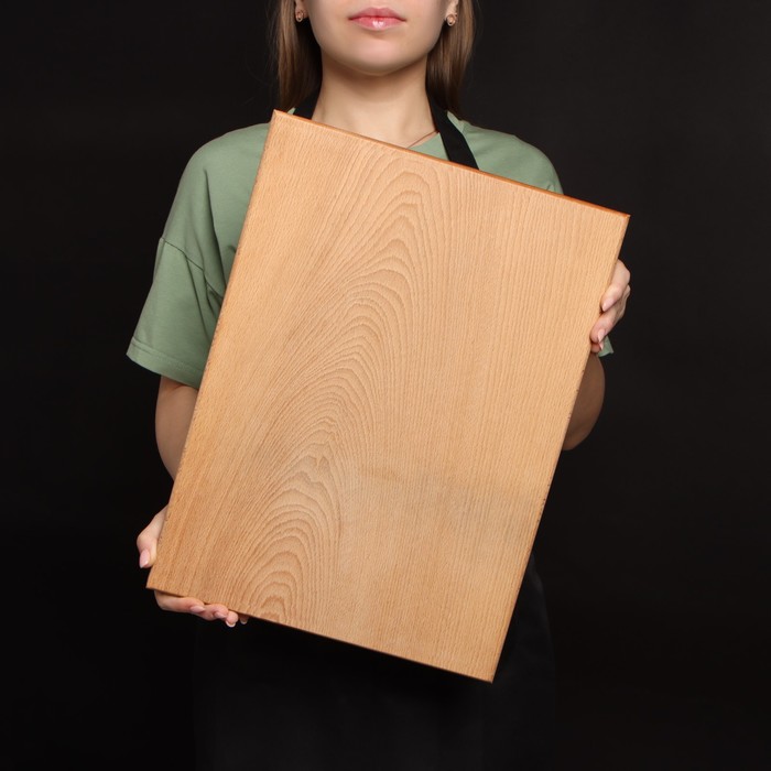 Доска разделочная Magistro, 40×30×3 см, толщина 2.5-3 см, дерево цельный массив бука