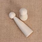 Заготовка для творчества Кукла № 2 Кокеши 100хd30мм, микс (комплект 2 шт) - фото 21220448