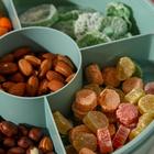 Менажница с крышкой IDEA, 5 секций, пластик, бирюзовый - Фото 4