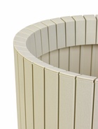 Кашпо для цветов «Шато», 23.5 л, d=38 см, h=30 см, пластиковое, белое - Фото 2