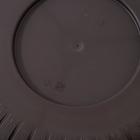 Кашпо для цветов «Шато», 23.5 л, d=38 см, h=29 см, пластиковое, коричневое - Фото 3