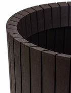 Кашпо для цветов «Шато», 23.5 л, d=38 см, h=29 см, пластиковое, коричневое - Фото 5