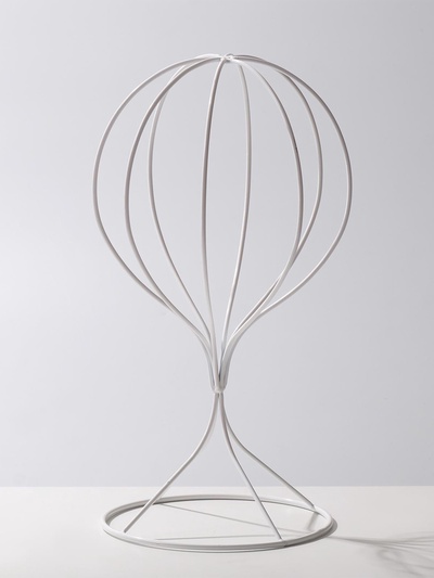 Подставка для шапок 17×17×32 см, h=32, белая