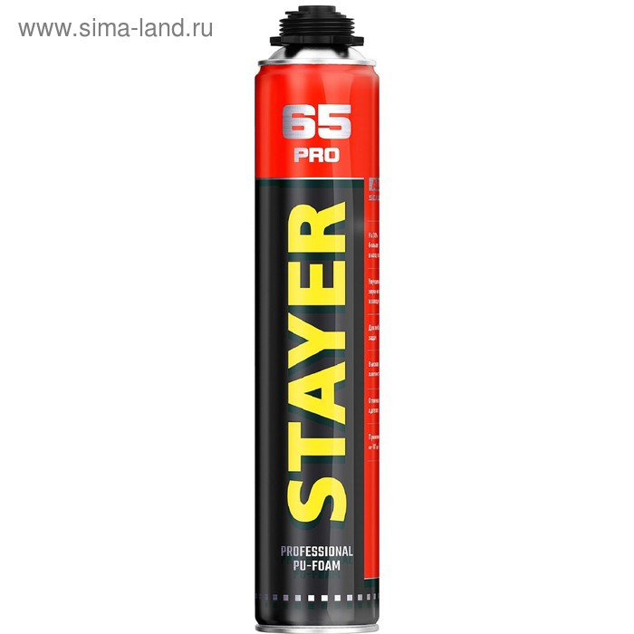 Пена монтажная для пистолета 800 мл Stayer Profi 65 всесезонная - Фото 1
