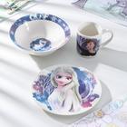 Набор посуды ND PLAY «Холодное сердце», 3 предмета - фото 9195826