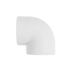 Угольник MeerPlast, полипропиленовый, 32 мм, 90°, белый (комплект 10 шт) - фото 22927596